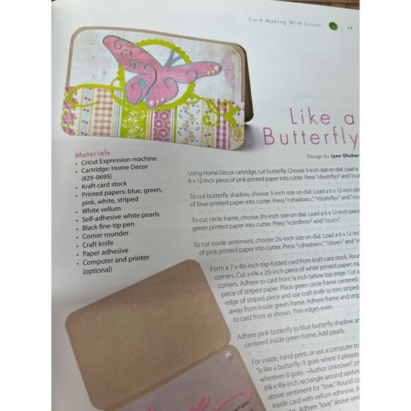Card Making With Cricut Craft Instruction Book By Annies Attic Papercraft - Picture 4 of 6
